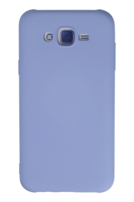 Newface Samsung Galaxy J7 Kılıf Nano içi Kadife Silikon - Lila resmi