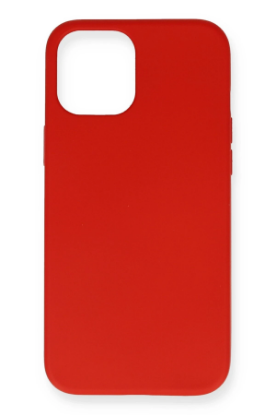 Newface iPhone 12 Mini Kılıf Nano içi Kadife Silikon - Kırmızı resmi