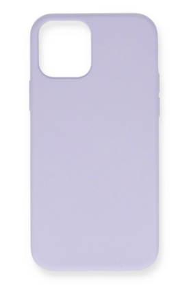Newface iPhone 12 Mini Kılıf Nano içi Kadife Silikon - Lila resmi