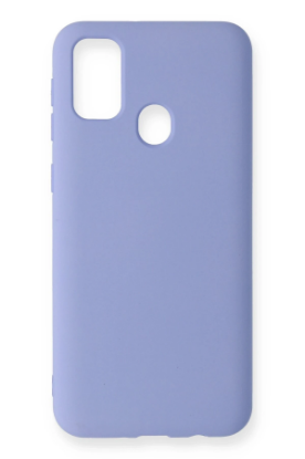 Newface Samsung Galaxy A21S Kılıf Nano içi Kadife Silikon - Lila resmi