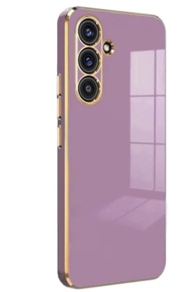 Newface Samsung Galaxy A24 4G Kılıf Volet Silikon - Mor resmi