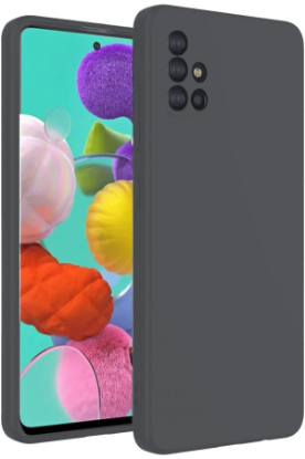 Newface Samsung Galaxy A31 Kılıf Nano içi Kadife Silikon - Gri resmi