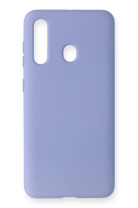 Newface Samsung Galaxy M40 Kılıf Nano içi Kadife Silikon - Lila resmi