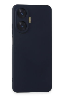 Newface Realme C55 Kılıf Nano içi Kadife Silikon - Lacivert resmi