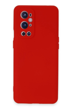 Newface One Plus 9 Pro Kılıf Nano içi Kadife Silikon - Kırmızı resmi