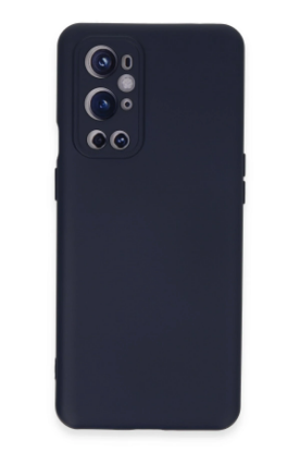 Newface One Plus 9 Pro Kılıf Nano içi Kadife Silikon - Lacivert resmi