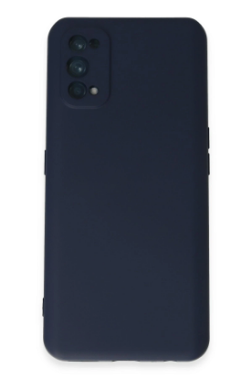 Newface Realme 7 Pro Kılıf Nano içi Kadife Silikon - Lacivert resmi