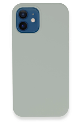 Newface iPhone 12 Kılıf Lansman Legant Silikon - Açık Gri resmi