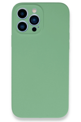 Newface iPhone 13 Pro Kılıf Lansman Legant Silikon - Yeşil resmi