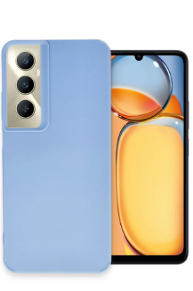 Newface Realme C65 Kılıf Petro Silikon - Mavi resmi