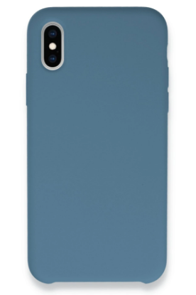 Newface iPhone X Kılıf Lansman Legant Silikon - Açık Mavi resmi