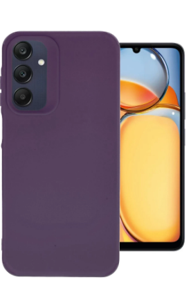 Newface Samsung Galaxy A55 5G Kılıf Petro Silikon - Mürdüm resmi