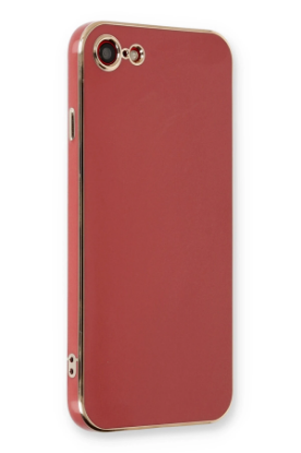 Newface iPhone 7 Kılıf Volet Silikon - Kırmızı resmi