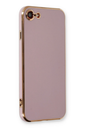 Newface iPhone 7 Kılıf Volet Silikon - Mor resmi