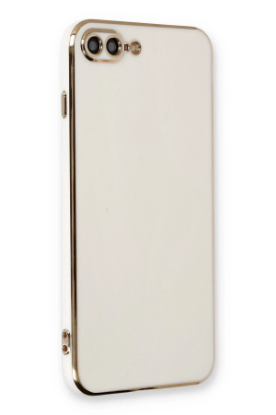 Newface iPhone 7 Plus Kılıf Volet Silikon - Beyaz resmi