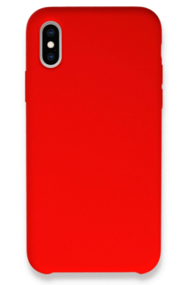 Newface iPhone XS Max Kılıf Lansman Legant Silikon - Kırmızı resmi