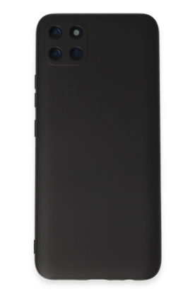 Newface Realme C11 Kılıf Nano içi Kadife Silikon - Siyah resmi