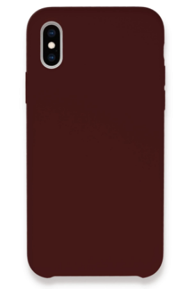 Newface iPhone XS Max Kılıf Lansman Legant Silikon - Bordo resmi