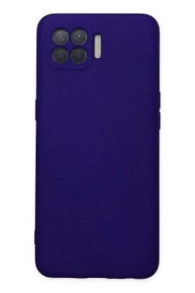 Newface Oppo Reno 4 Lite Kılıf Nano içi Kadife Silikon - Mor resmi