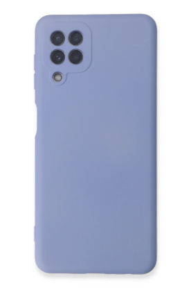 Newface Samsung Galaxy A22 Kılıf Nano içi Kadife Silikon - Lila resmi