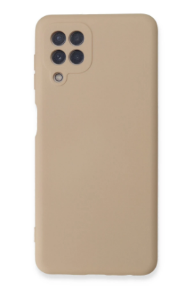 Newface Samsung Galaxy A22 Kılıf Nano içi Kadife Silikon - Pudra resmi