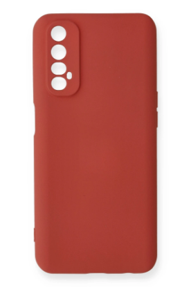 Newface Realme 7 Kılıf Nano içi Kadife Silikon - Kiremit resmi