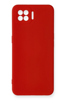 Newface Oppo A73 Kılıf Nano içi Kadife Silikon - Kırmızı resmi