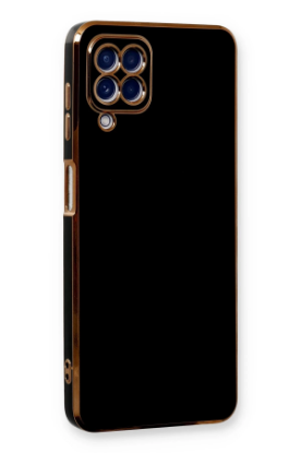 Newface Samsung Galaxy A22 Kılıf Volet Silikon - Siyah resmi