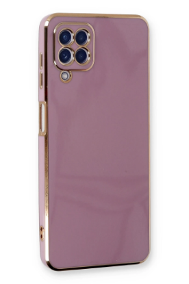 Newface Samsung Galaxy A22 Kılıf Volet Silikon - Mor resmi