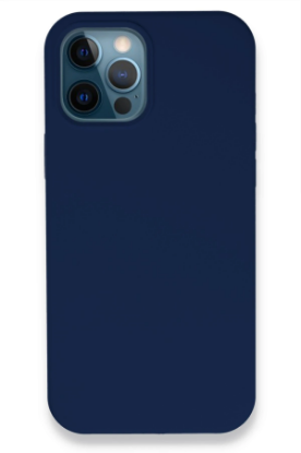 Newface iPhone 12 Pro Kılıf Lansman Legant Silikon - Lacivert resmi
