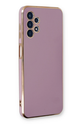 Newface Samsung Galaxy A13 4G Kılıf Volet Silikon - Mor resmi