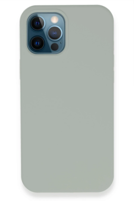 Newface iPhone 12 Pro Kılıf Lansman Legant Silikon - Açık Gri resmi