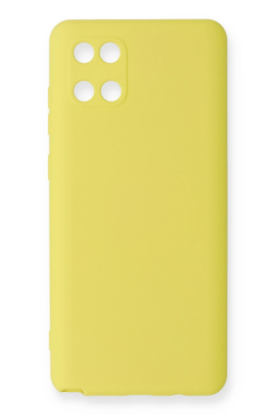 Newface Samsung Galaxy A81 / Note 10 Lite Kılıf Nano içi Kadife Silikon - Sarı resmi