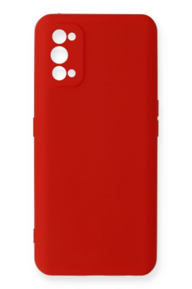 Newface Realme 7 Pro Kılıf Nano içi Kadife Silikon - Kırmızı resmi