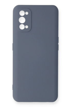 Newface Realme 7 Pro Kılıf Nano içi Kadife Silikon - Gri resmi