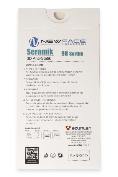 Newface Xiaomi Redmi Note 13 Pro 5G 3D Antistatik Seramik Nano Ekran Koruyucu resmi