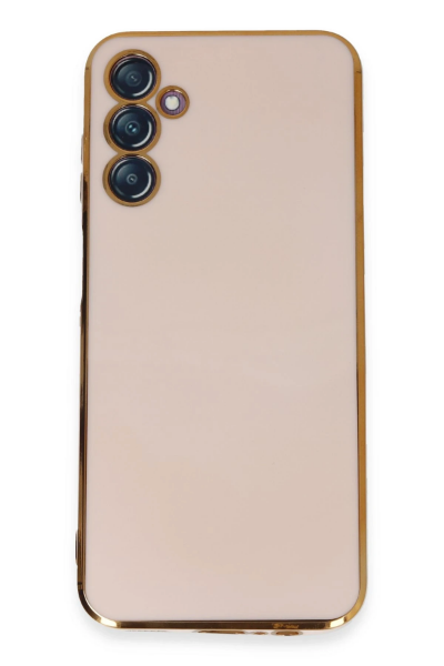 Newface Samsung Galaxy M14 5G Kılıf Volet Silikon - Pembe resmi