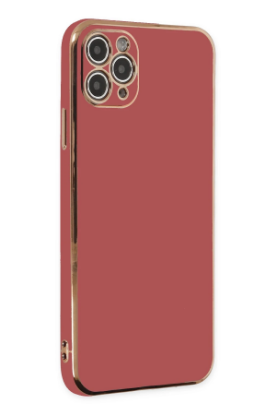 Newface iPhone 11 Pro Max Kılıf Volet Silikon - Kırmızı resmi