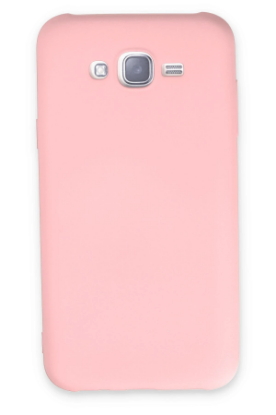 Newface Samsung Galaxy J7 Kılıf Nano içi Kadife Silikon - Pudra resmi