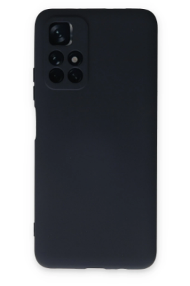 Newface Xiaomi Redmi Note 11T Kılıf Nano içi Kadife Silikon - Lacivert resmi