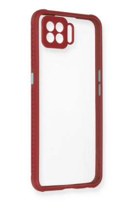 Newface Oppo A73 Kılıf Miami Şeffaf Silikon - Fuşya resmi