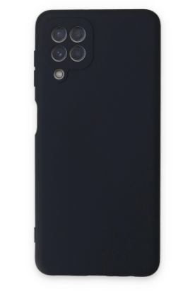 Newface Samsung Galaxy A22 Kılıf Nano içi Kadife Silikon - Lacivert resmi