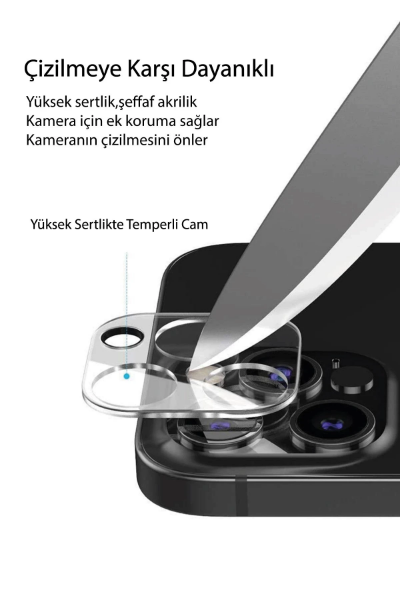 Newface Samsung Galaxy S24 Ultra Kamera Lens Koruma Cam resmi