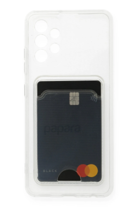 Newface Samsung Galaxy A73 5G Kılıf Kart Şeffaf Silikon - Şeffaf resmi