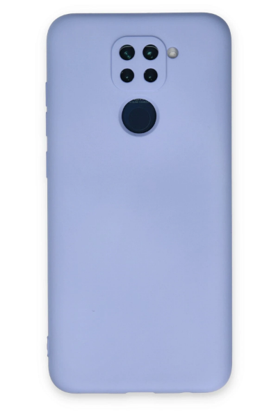 Newface Xiaomi Redmi Note 9 Kılıf Nano içi Kadife Silikon - Lila resmi