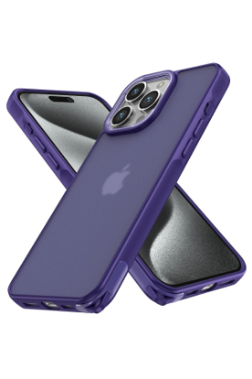 Newface iPhone 12 Pro Max Kılıf Elegant Kapak - Derin Mor resmi