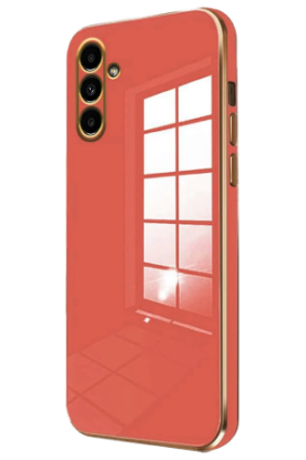 Newface Samsung Galaxy A15 4G Kılıf Volet Silikon - Kırmızı resmi