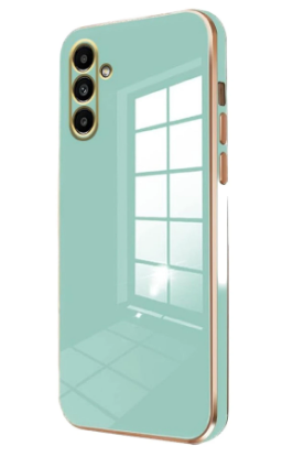 Newface Samsung Galaxy A15 4G Kılıf Volet Silikon - Açık Yeşil resmi