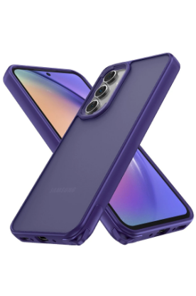 Newface Samsung Galaxy A04S Kılıf Elegant Kapak - Derin Mor resmi