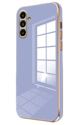 Newface Samsung Galaxy A55 5G Kılıf Volet Silikon - Mavi resmi